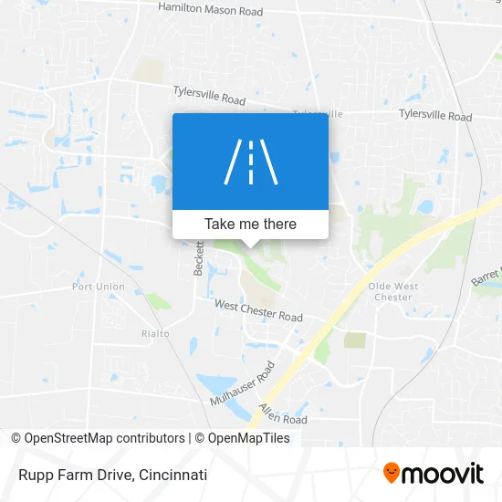 Rupp Farm Drive map