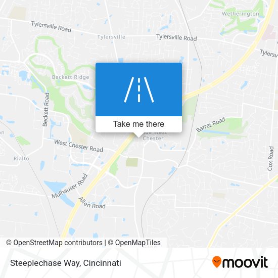 Mapa de Steeplechase Way