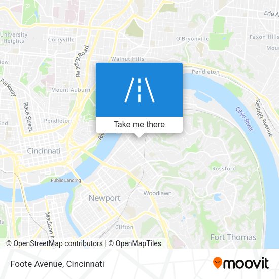 Mapa de Foote Avenue