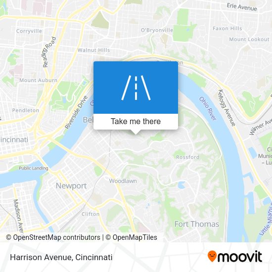 Mapa de Harrison Avenue