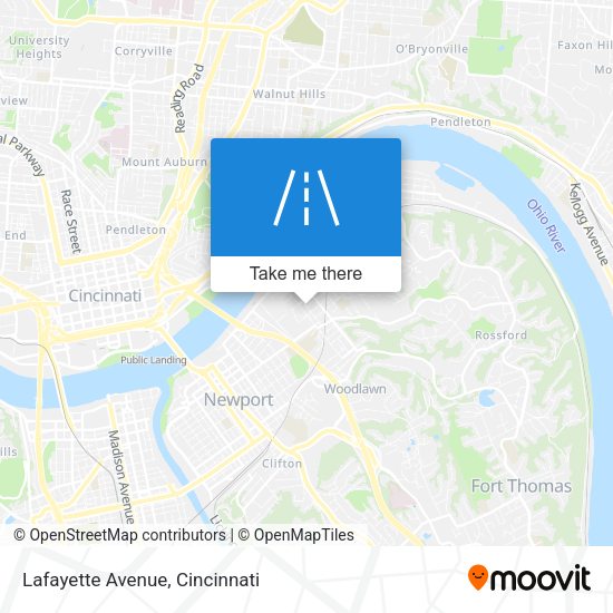 Lafayette Avenue map