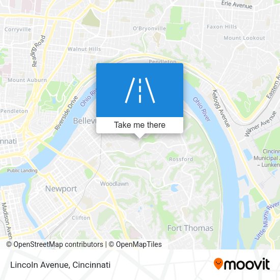 Mapa de Lincoln Avenue