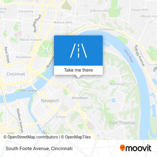 Mapa de South Foote Avenue