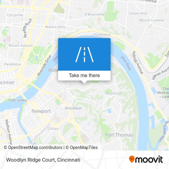 Mapa de Woodlyn Ridge Court