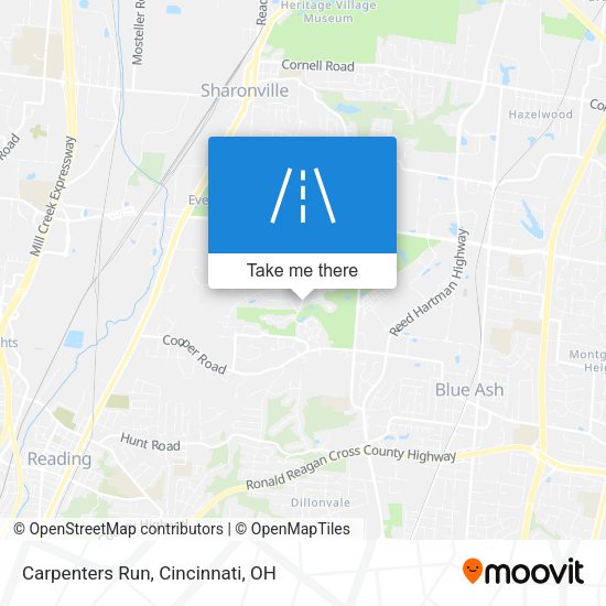 Mapa de Carpenters Run