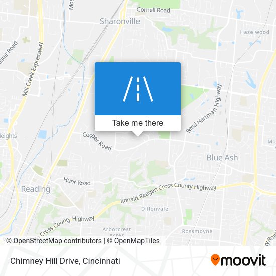 Chimney Hill Drive map
