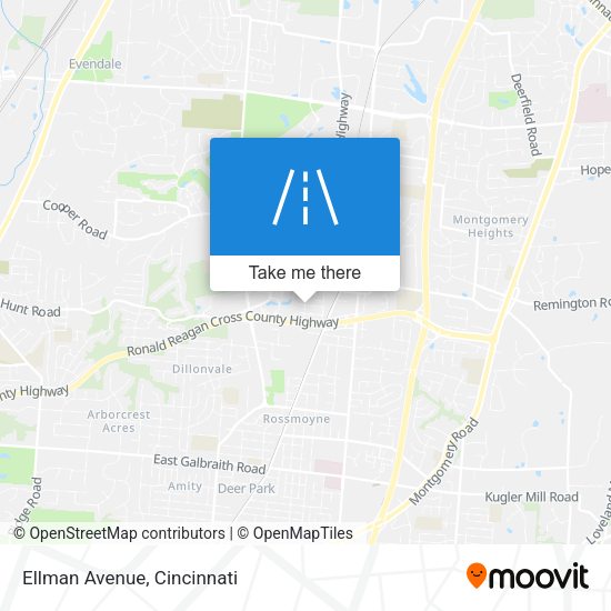 Mapa de Ellman Avenue