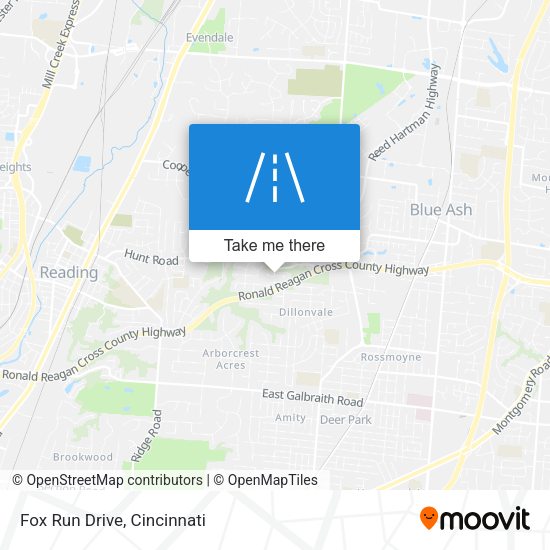 Mapa de Fox Run Drive