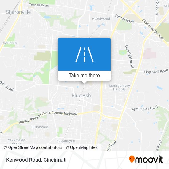 Kenwood Road map