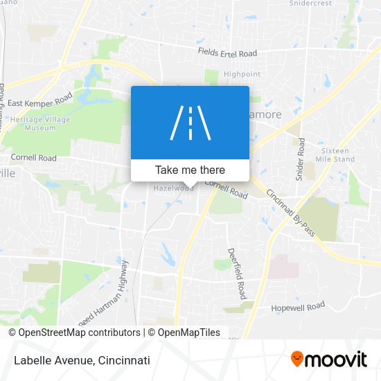 Mapa de Labelle Avenue