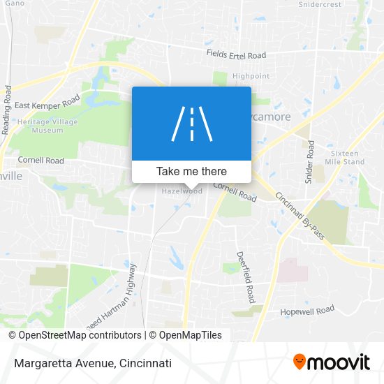 Mapa de Margaretta Avenue