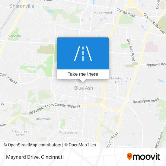 Maynard Drive map
