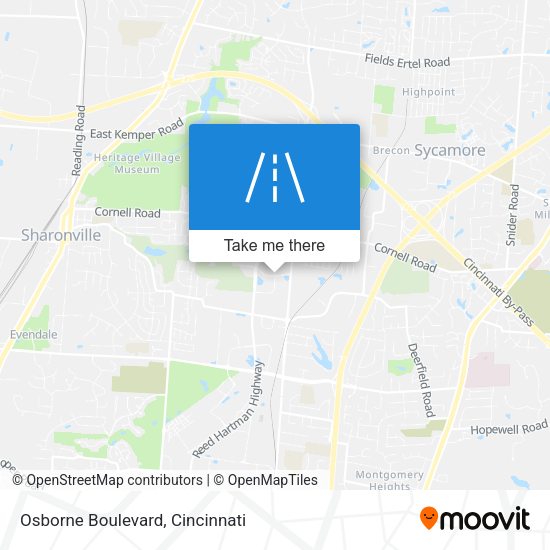 Mapa de Osborne Boulevard