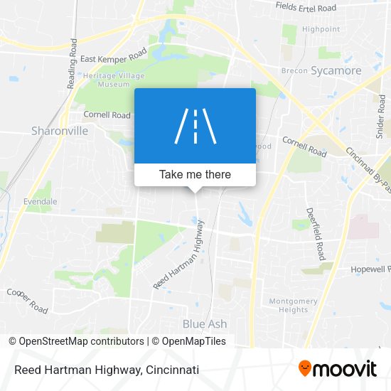 Reed Hartman Highway map