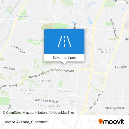 Mapa de Victor Avenue