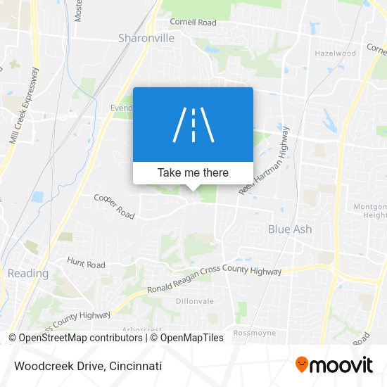 Woodcreek Drive map