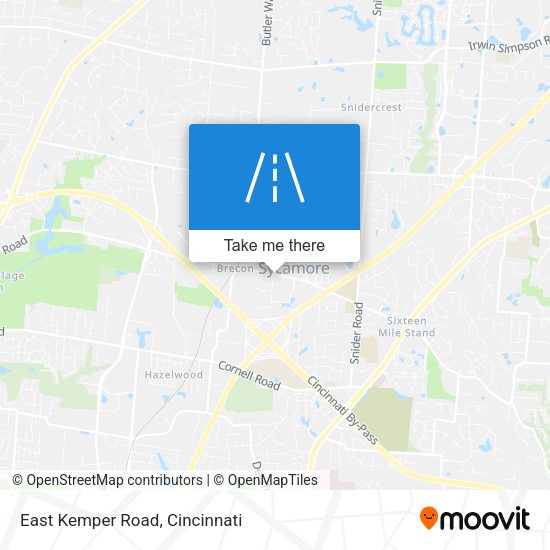 Mapa de East Kemper Road