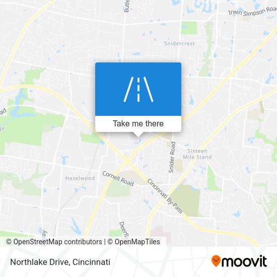 Northlake Drive map