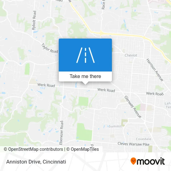 Anniston Drive map