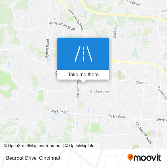 Bearcat Drive map