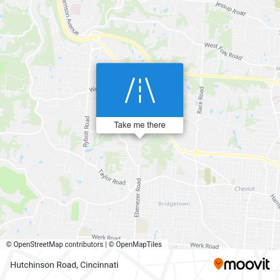 Hutchinson Road map