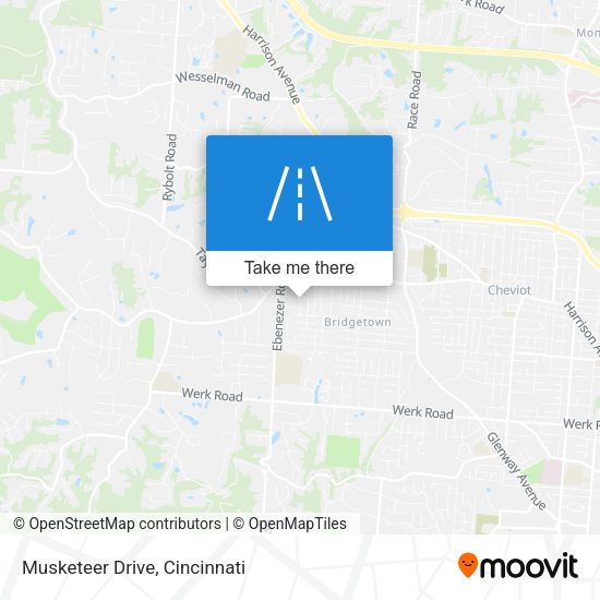 Musketeer Drive map