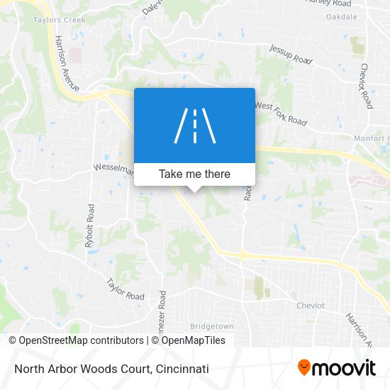 North Arbor Woods Court map