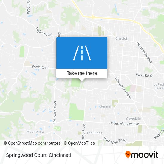 Mapa de Springwood Court
