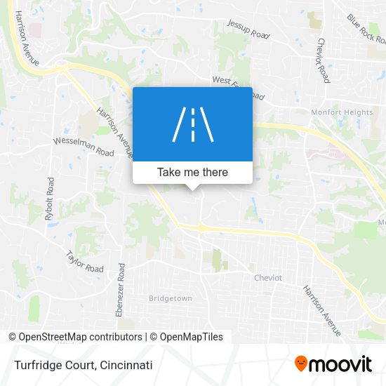 Mapa de Turfridge Court