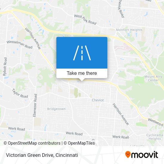 Victorian Green Drive map