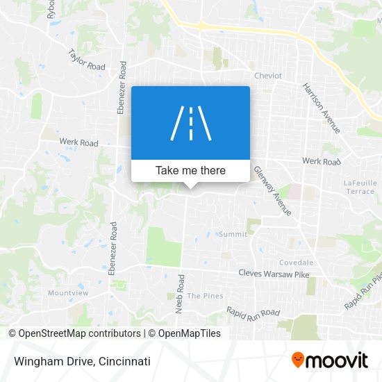 Wingham Drive map