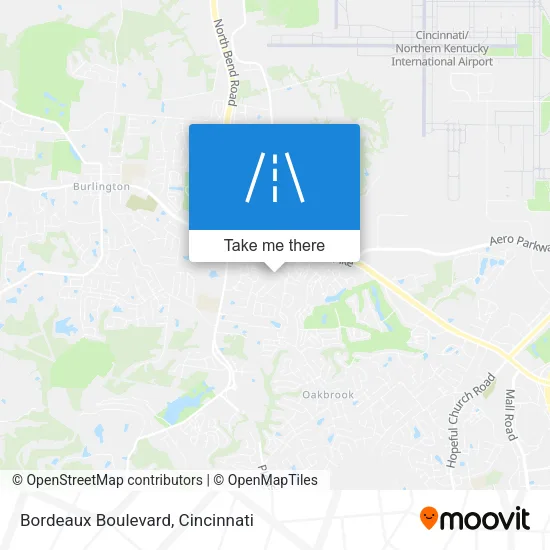 Bordeaux Boulevard map