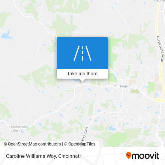 Caroline Williams Way map