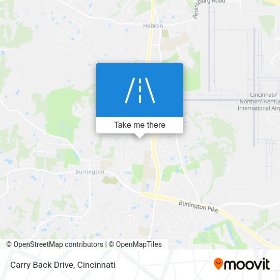 Mapa de Carry Back Drive