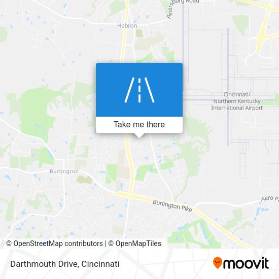 Darthmouth Drive map