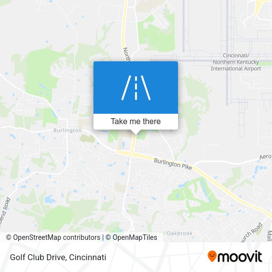 Golf Club Drive map