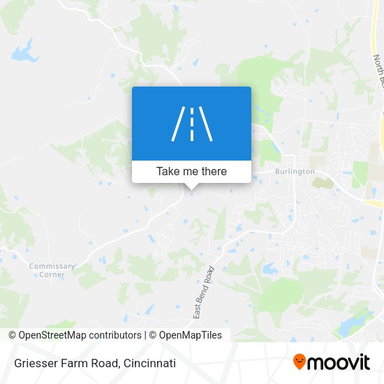 Griesser Farm Road map