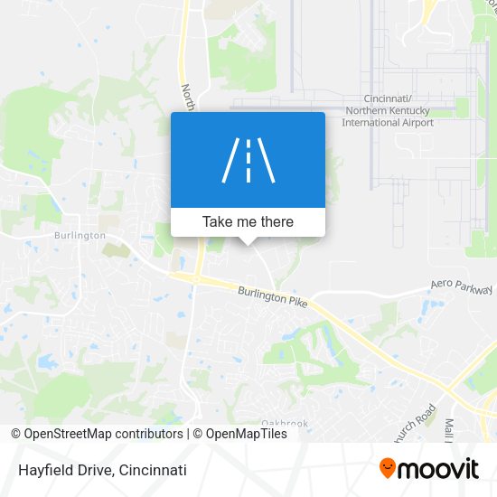 Hayfield Drive map