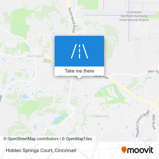 Hidden Springs Court map