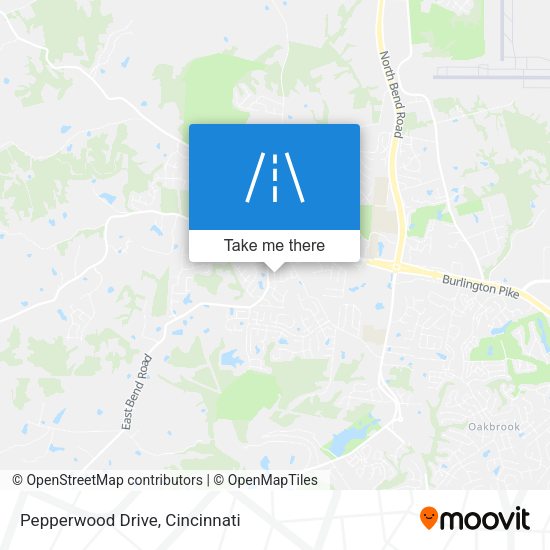 Pepperwood Drive map