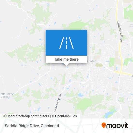Saddle Ridge Drive map