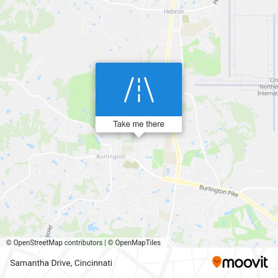 Mapa de Samantha Drive
