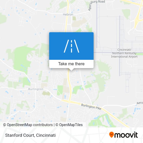 Mapa de Stanford Court