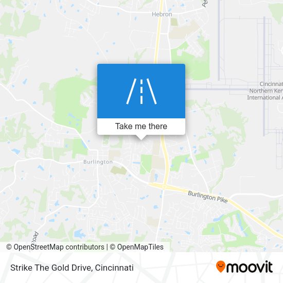 Strike The Gold Drive map