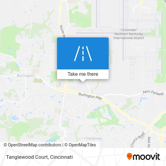 Mapa de Tanglewood Court