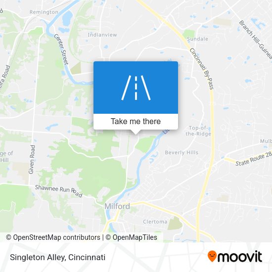 Singleton Alley map