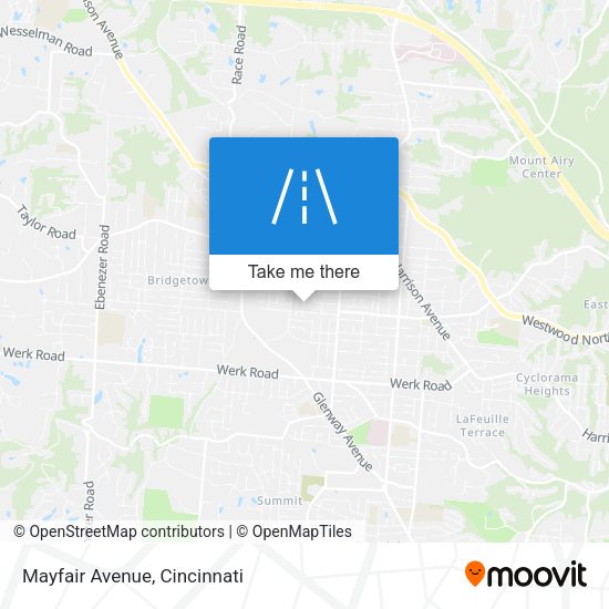 Mapa de Mayfair Avenue