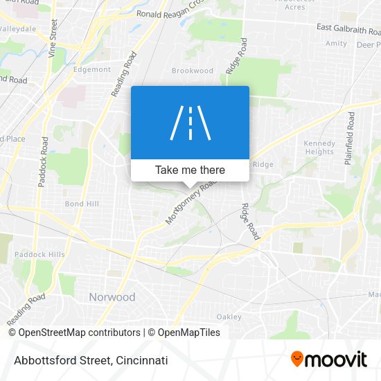 Mapa de Abbottsford Street