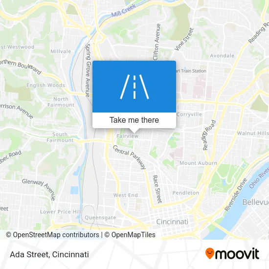 Ada Street map