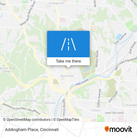 Addingham Place map